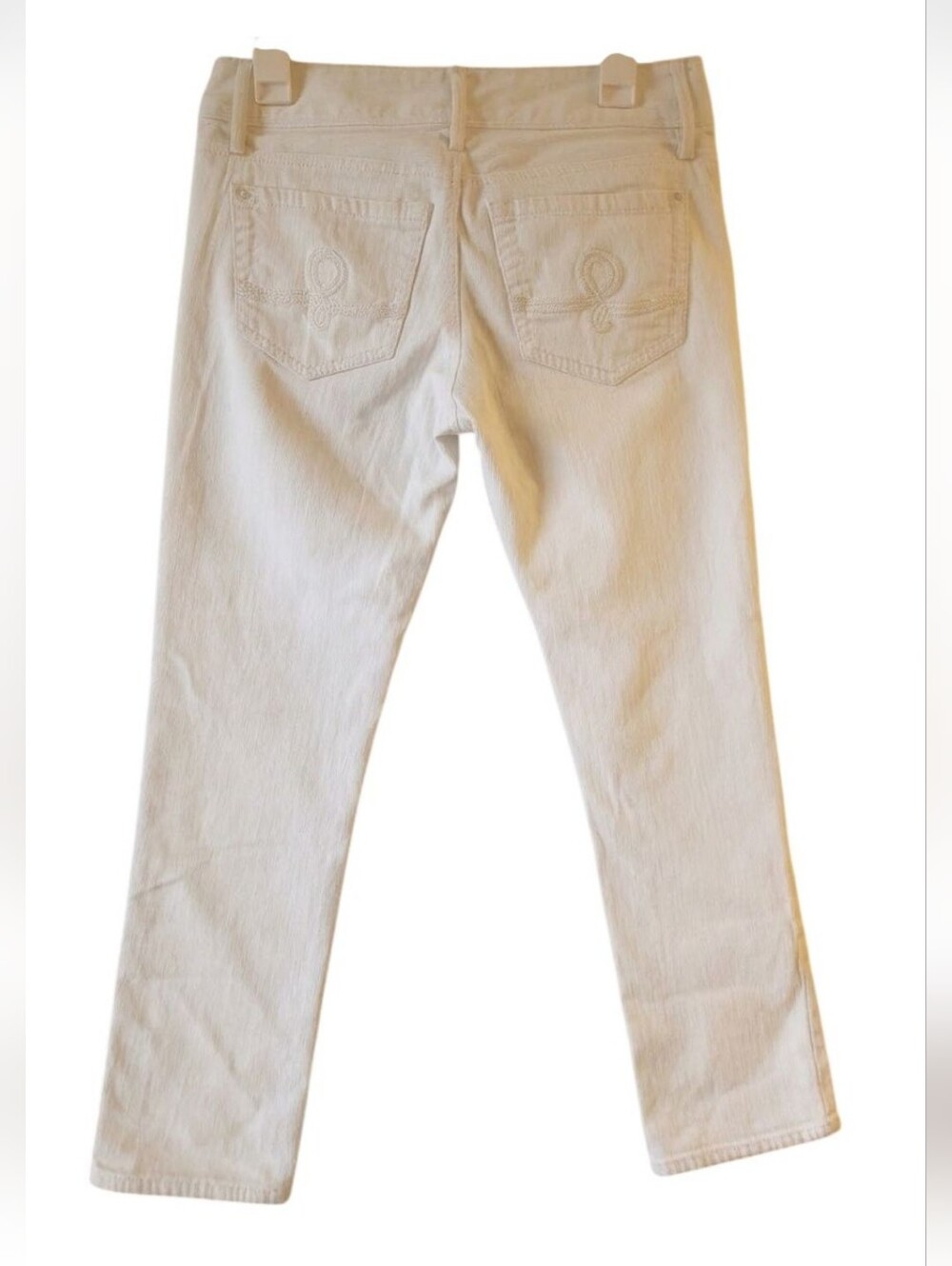 Lilly Pulitzer White Cropped Jeans